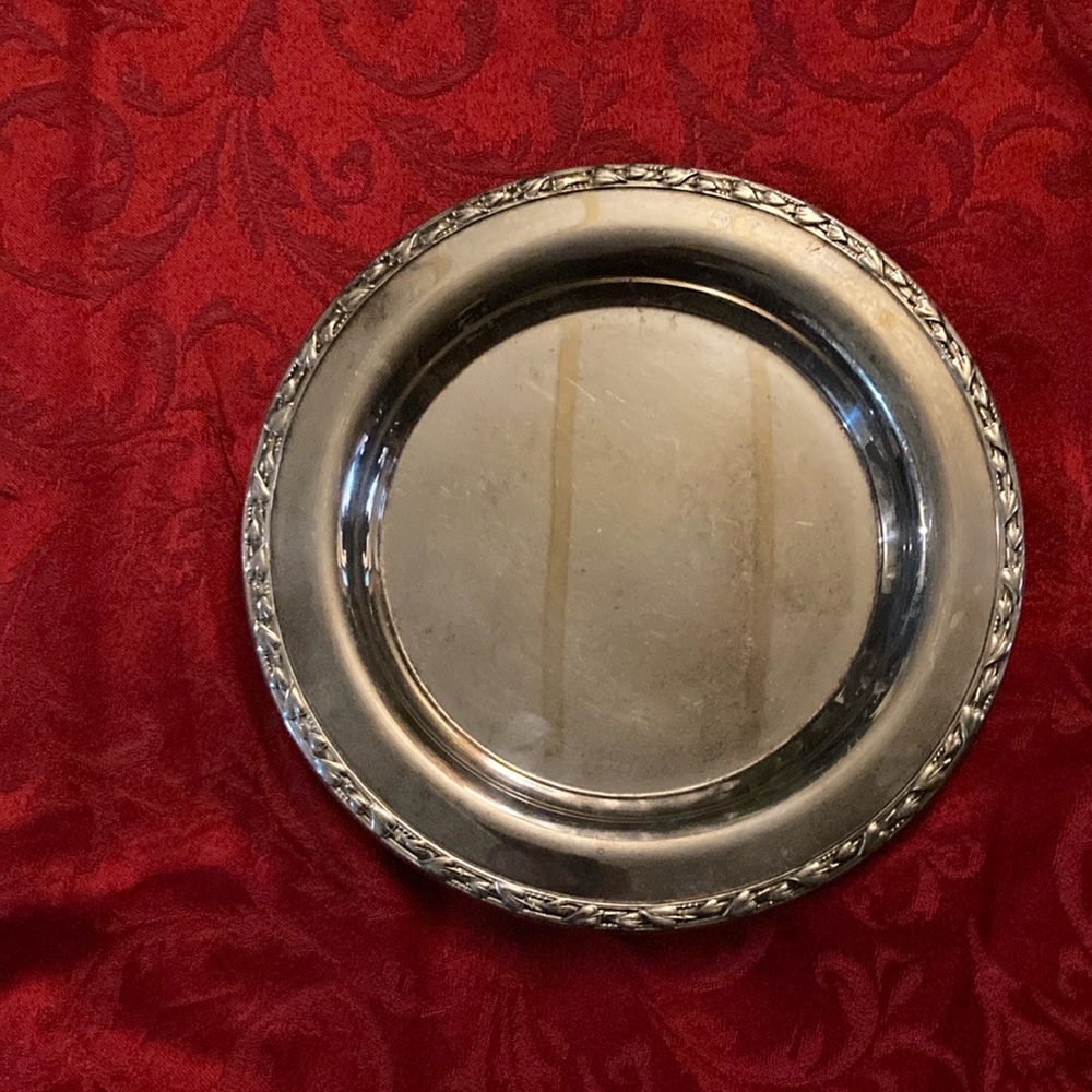 Silver serving tray, WM A Roger’s Meadowbrook pattern